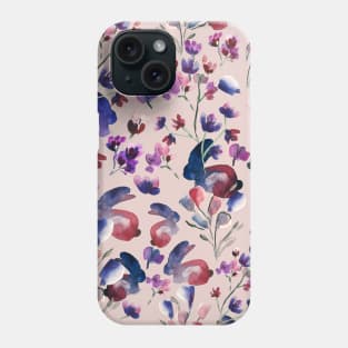 Bunnies and Florals Phone Case