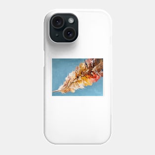 Feather pouring paint Phone Case