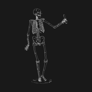 Skeleton Holding a Dildo T-Shirt