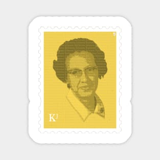 Katherine Johnson Stamp Magnet