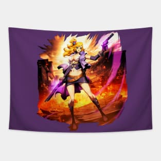 Red Horizon - Lily Tapestry