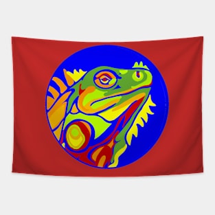 Magic Color Iguana - Dragon Lizard Tapestry
