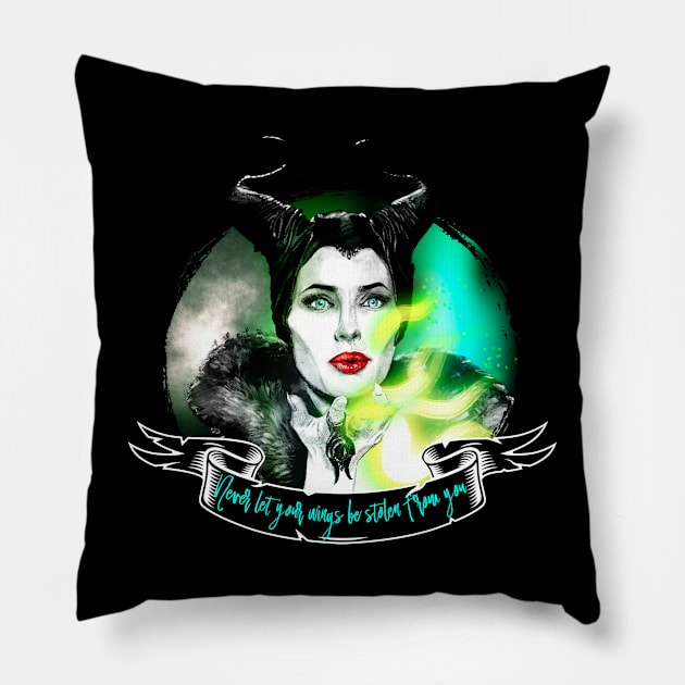 Maleficent Pillow by Otracreativa