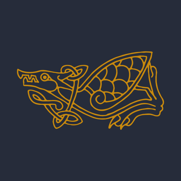 Celtic Dragon by LordNeckbeard