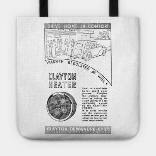 Clayton Dewandre Co. - Clayton Car Heater - 1939 Vintage Advert Tote