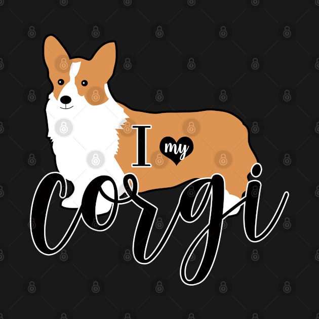 Corgis Pattern in Brown Corgi Dog Pembroke Welsh Corgi Patterns by JessDesigns