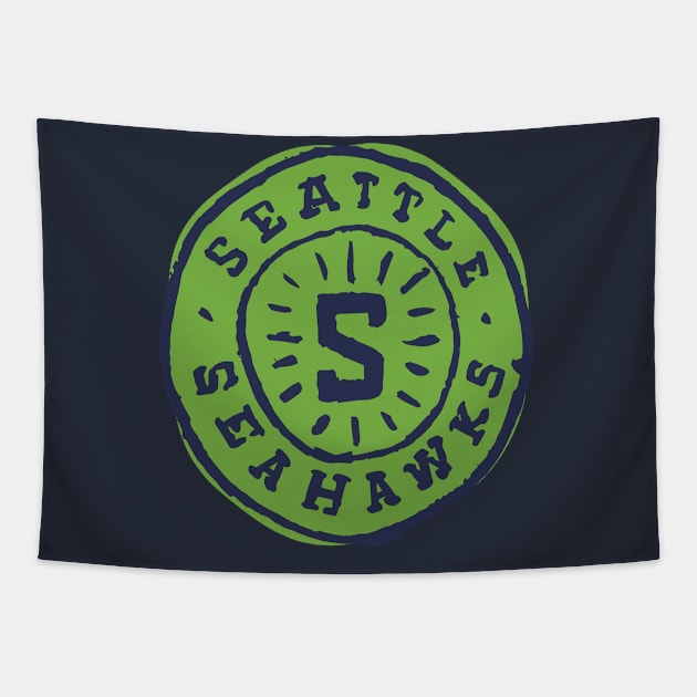 Seattle Seahaaaawks 10 Tapestry by Very Simple Graph