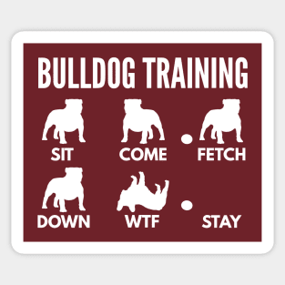 English Bulldog Stickers for Sale