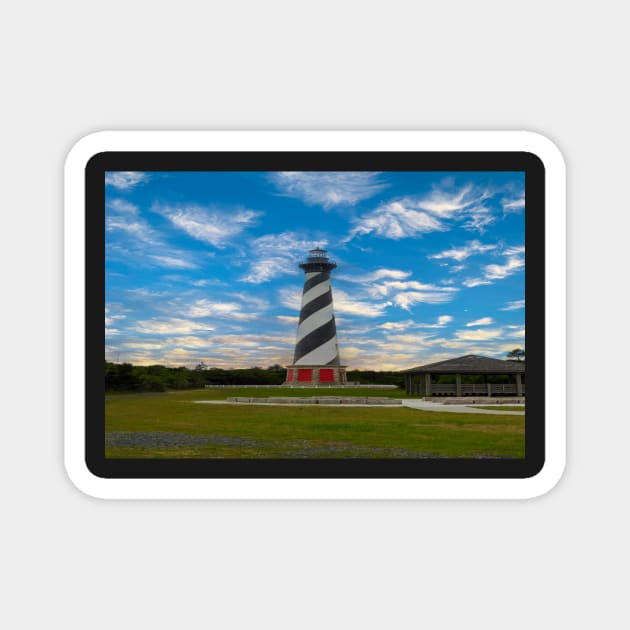 Cape Hatteras Light Station Magnet by Ckauzmann