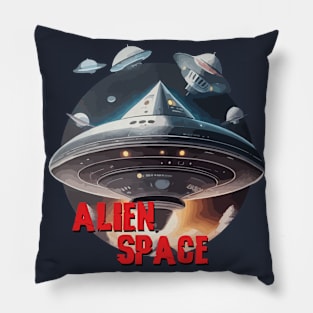 Alien Scary Space Pillow