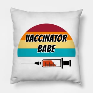 Vaccinator Babe Pillow