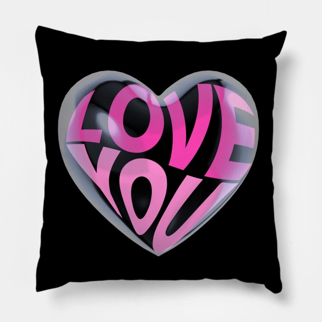 Love Heart Balloon | Valentine | lovely couple Pillow by STYLEEPOOL