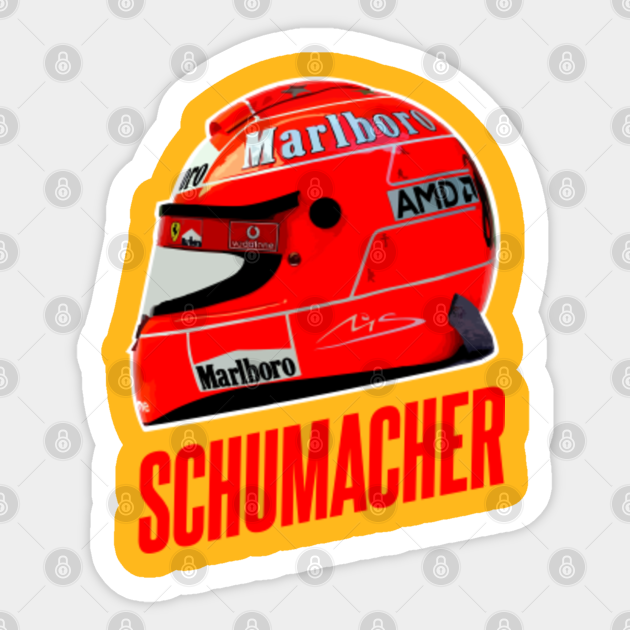 Schumacher Helmet Schumacher Sticker Teepublic