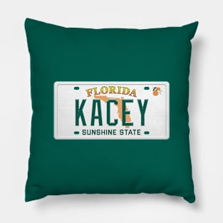 Kacey License Plate - FL Pillow