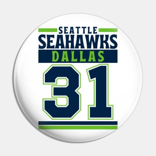 Seattle Seahawks Dallas 31 Edition 3 Pin