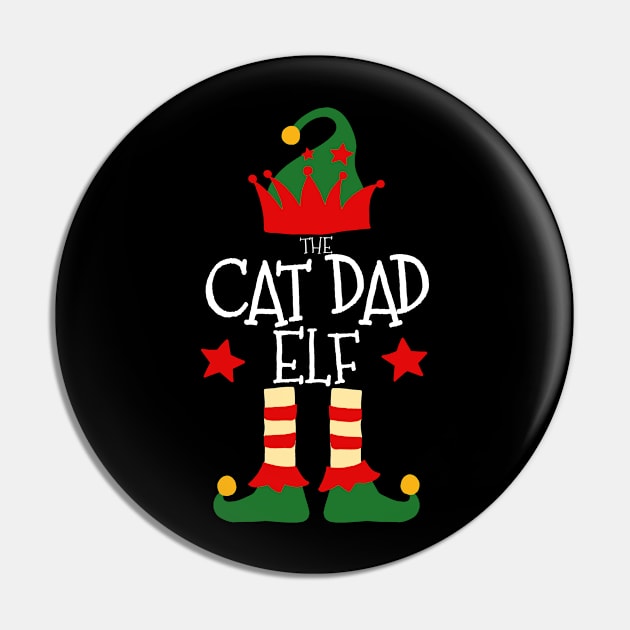 Cat Dad Elf Matching Family Group Christmas Party Pajamas Pin by uglygiftideas