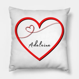 ADELEINE  Name in Heart Pillow