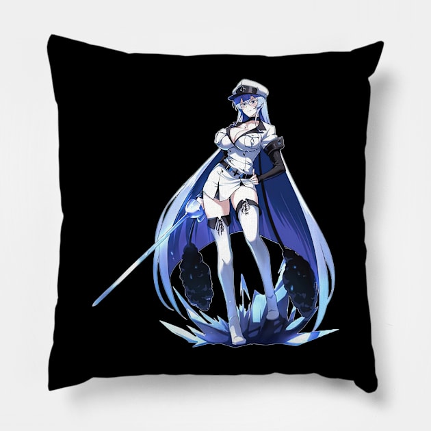 Esdeath Akame Ga Kill Pillow by beataamberd7