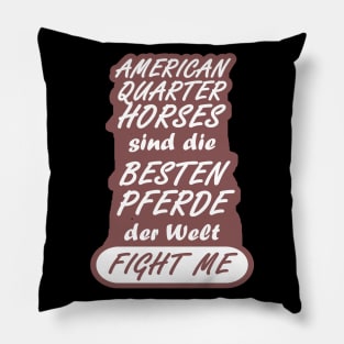 Pferderasse American Quarter Pferd Geschenk Pillow