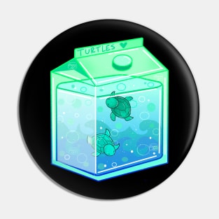 Turtle Milk box Pin