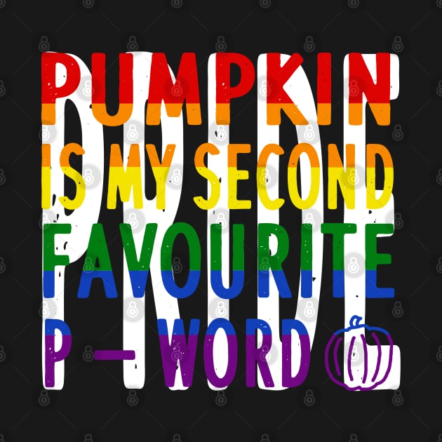 Halloween Pumpkin P Word Pride LGBT Gay Lesbian by FindYourFavouriteDesign