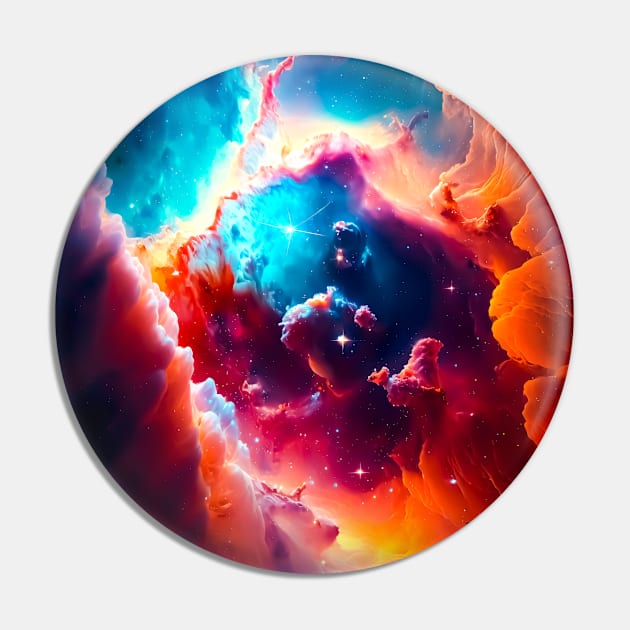 Enigmatic Universe: Chaotic Magic Pin by James Garcia