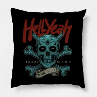Hellyeah Demon Skull Pillow