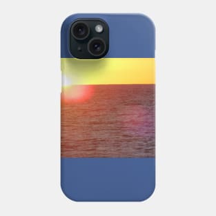 Sunset on the water Phone Case