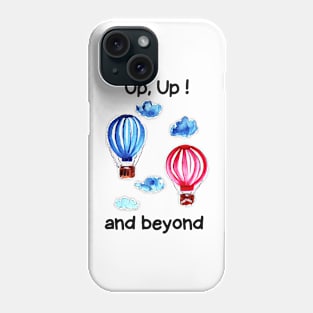 Air Balloon Aircraft Sky Wings Travelling Vintage Phone Case