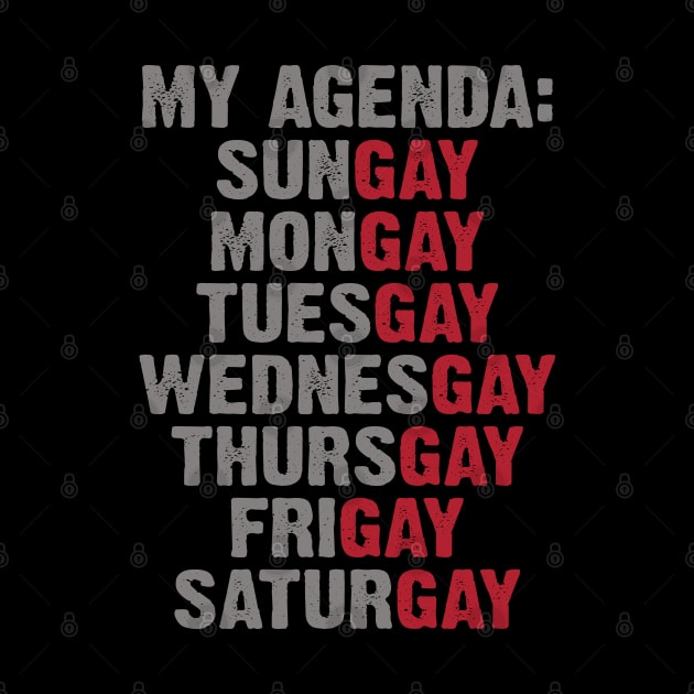 Gay Agenda Everyday Gay Week by uncannysage