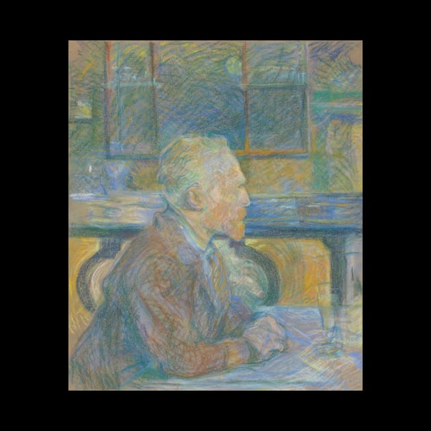 Henri de Toulouse-Lautrec, Portrait of Vincent van Gogh, 1887 by The_Art_Collector