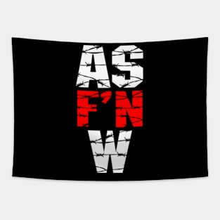 AS F'N W logo Tapestry