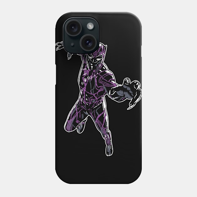 Black Panther Phone Case by Black Snow Comics