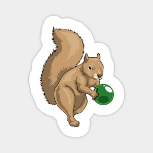 Squirrel Bowling Bowling ball Magnet