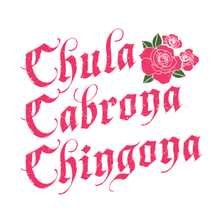 Funny Mexican Chula Cabrona Chingona Cus Word Gift T-Shirt