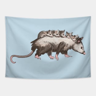 Possum family Tapestry