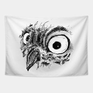 Sketchy Owl Tapestry