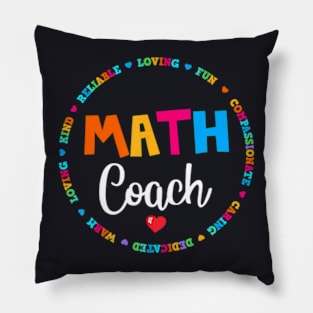 Instructional Math Coach Crew Back To School Matching Group Pillow