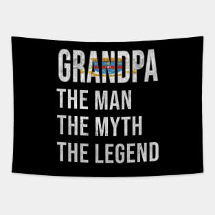 Grand Father St Barts Grandpa The Man The Myth The Legend - Gift for St Barts Dad With Roots From  Saint Barthelemy Tapestry
