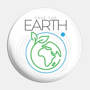 Save the Earth Pin