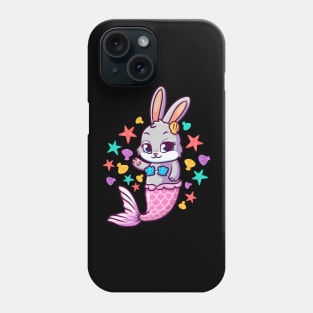 Cute Bunny Mermaid Swimming Bunnies Phone Case