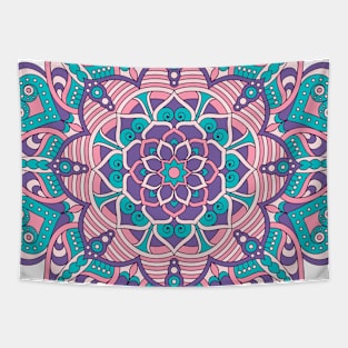 Colorful Mandala, mandala-design, mandala-art, geometric, abstract, mandala and spirituality, colorful, rainbow, mandala pattern, mandala flower patterns, Flower Mandala ,Spirituality Tapestry