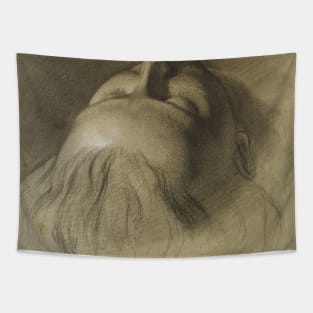 Parisina's Sleep - Study for Head of Parisina by Ford Madox Brown Tapestry