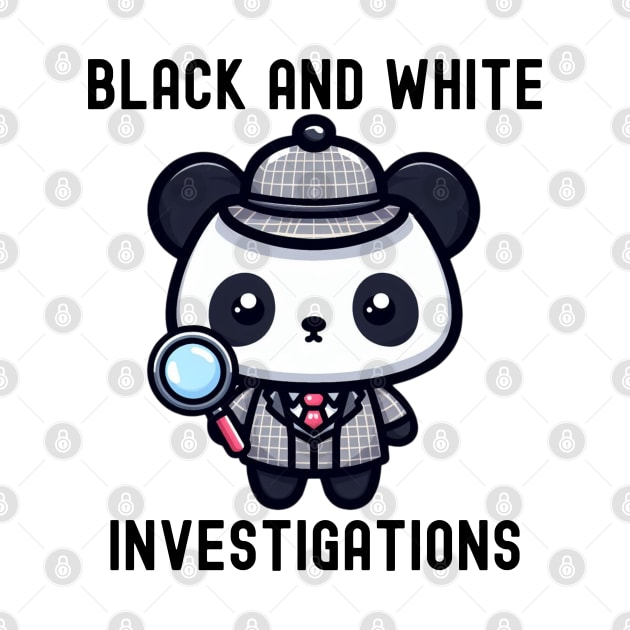 Panda bear detective by Japanese Fever