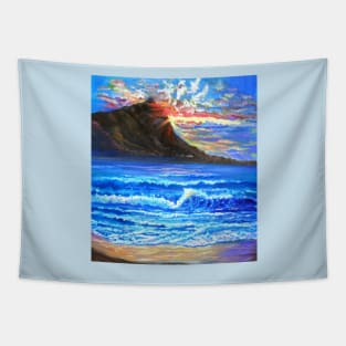 Diamond Head Sunglow Tapestry