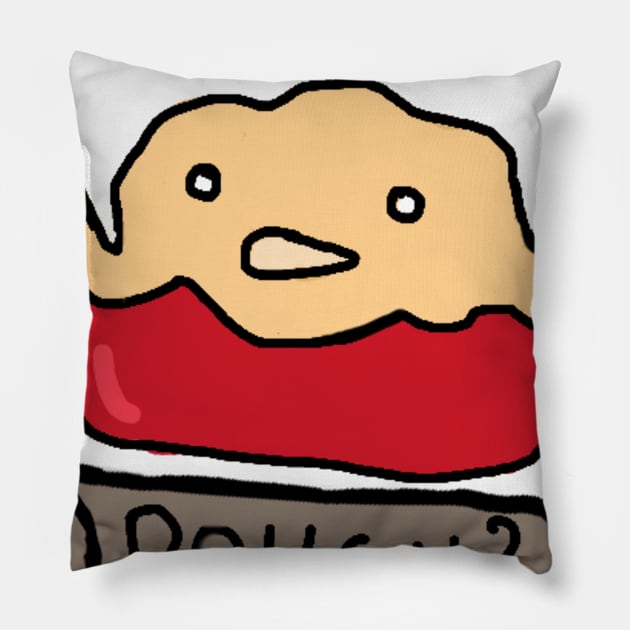 Why Dough? Pillow by RutNslund