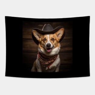 Cowboy Dog - Pembroke Welsh Corgi Tapestry