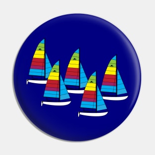 Hobie 16 Catamaran Sailboat Pin