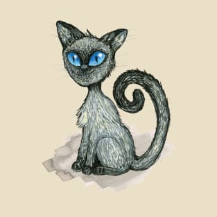 Drawing of a Siamese cat T-Shirt