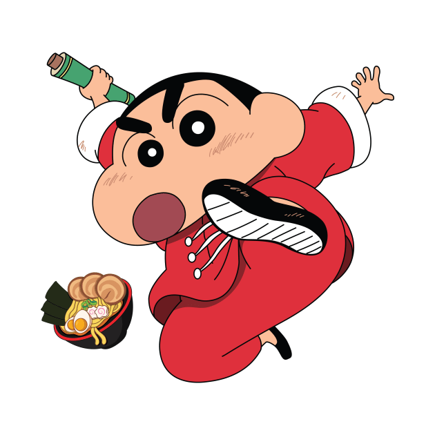 Cute Shinchan Become A Kung Fu Master by AnimeTee